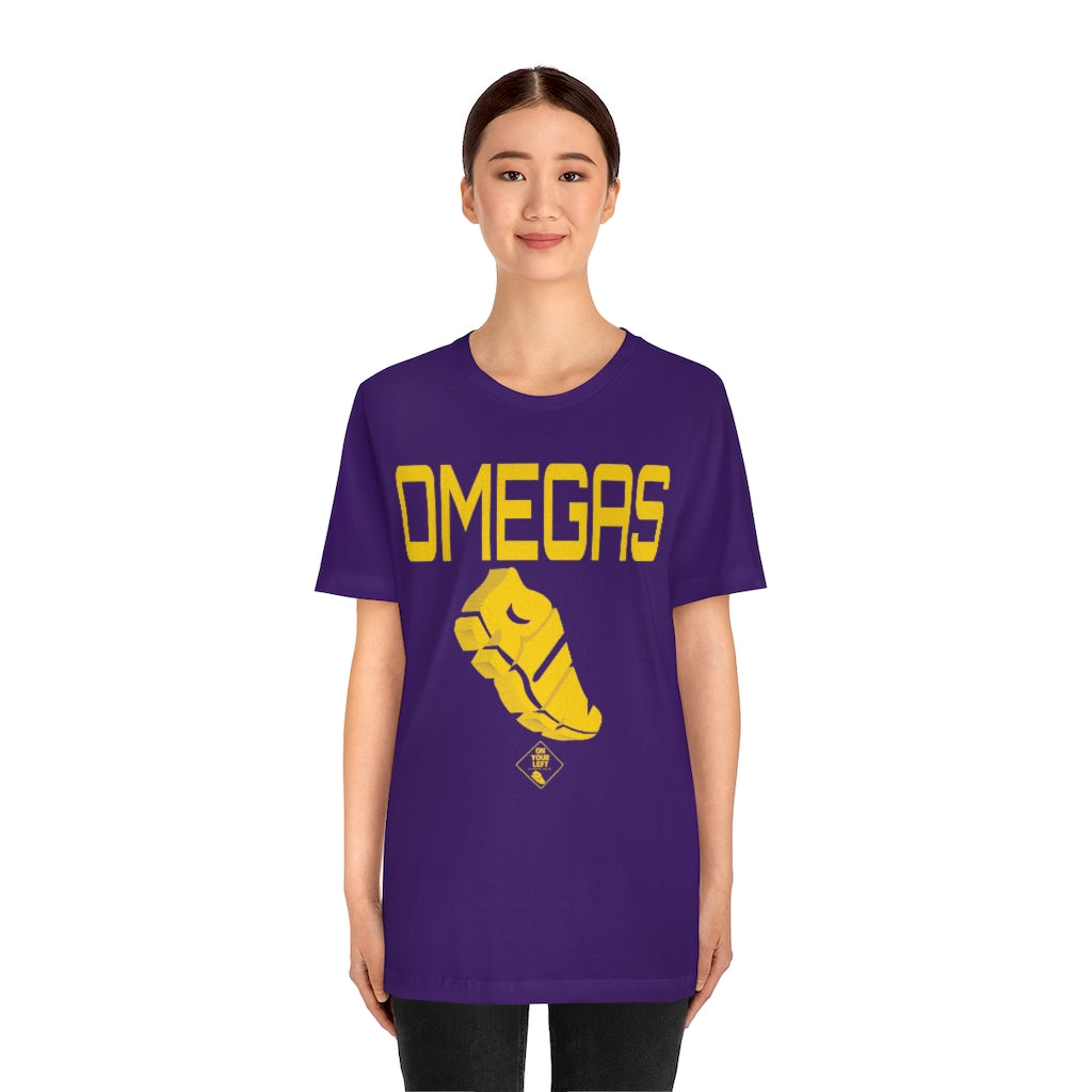 Unisex Jersey Short Sleeve Tee: OMEGA PSI PHI RUN
