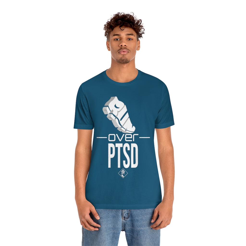 Unisex Jersey Short Sleeve Tee: RUN over PTSD