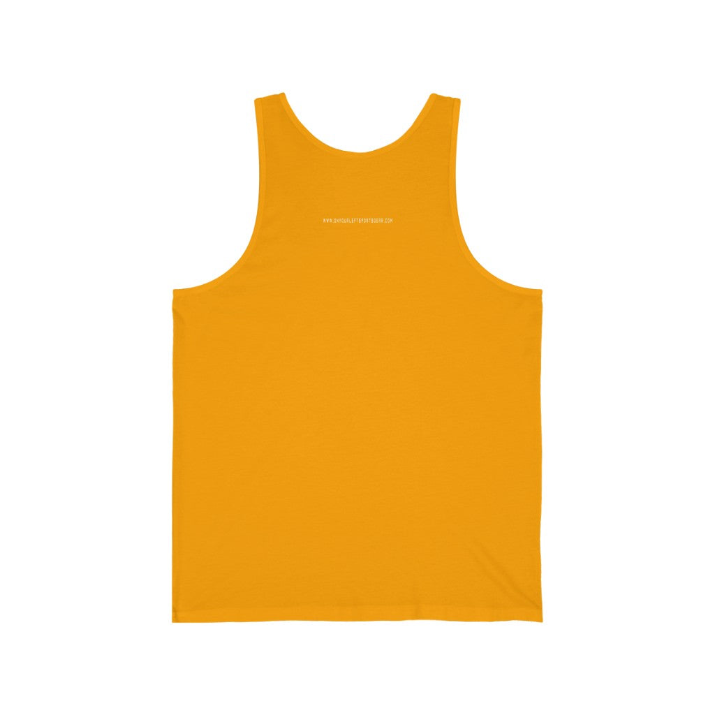 Unisex Jersey Tank: RUNNING - Cheaper Than Therapy