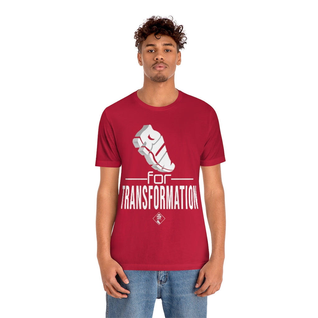 Unisex Jersey Short Sleeve Tee: RUN for Transformation