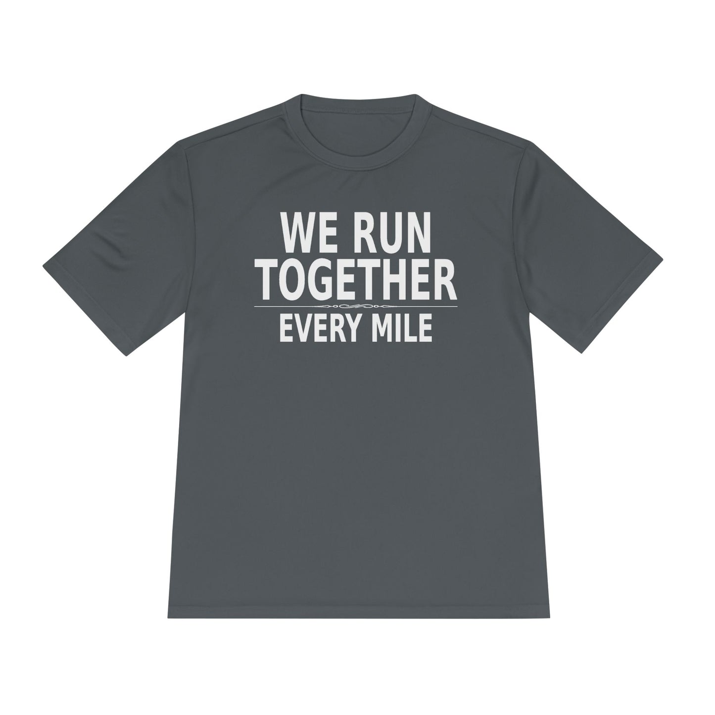 We Run Together. Every Mile.™ Performance Running Shirt | Moisture-Wicking Athletic Tee | On Your Left Sports Gear