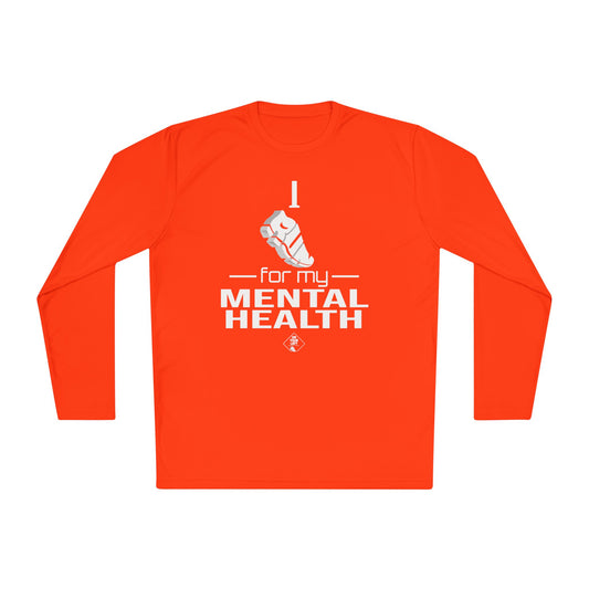 Unisex Jersey Long Sleeve Tee: I Run for my Mental Health