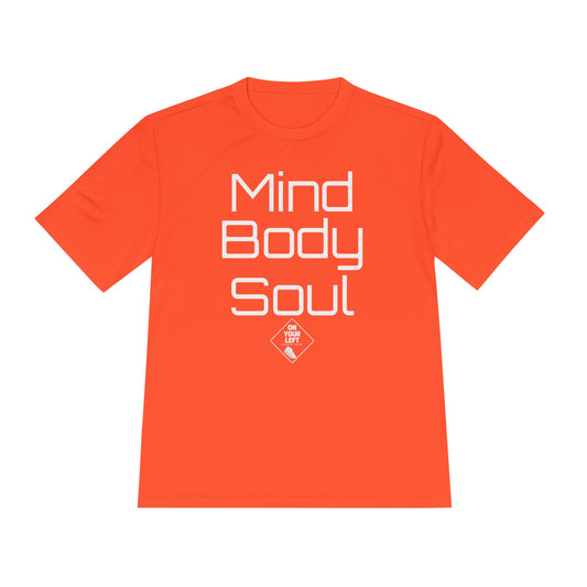 Unisex Jersey Short Sleeve Tee:  Mind, Body, & Soul