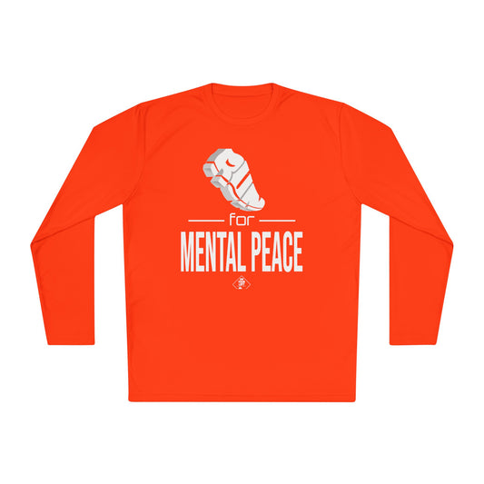 Unisex Jersey Long Sleeve Tee:  RUN for Mental Peace