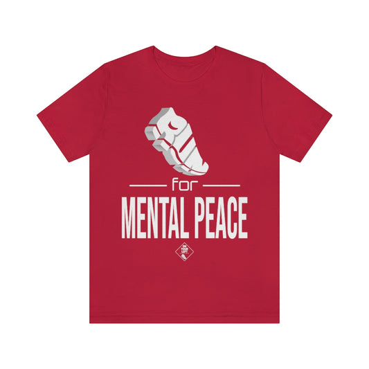 Unisex Jersey Short Sleeve Tee:  RUN for Mental Peace