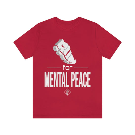 Unisex Jersey Short Sleeve Tee: RUN for Mental Peace