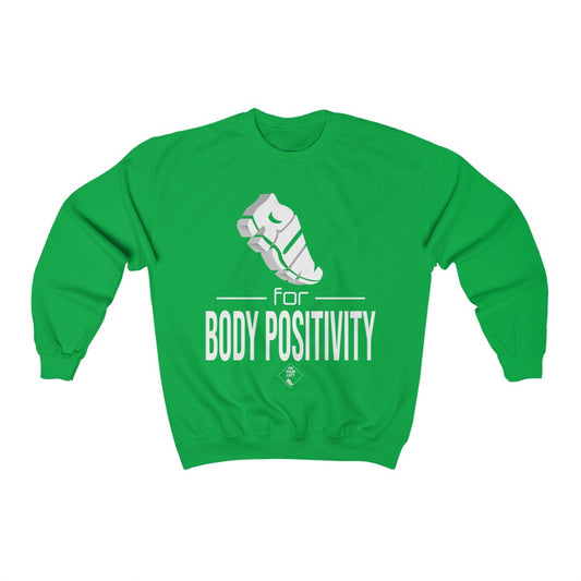 Unisex Heavy Blend™ Crewneck Sweatshirt: RUN for Body Positivity