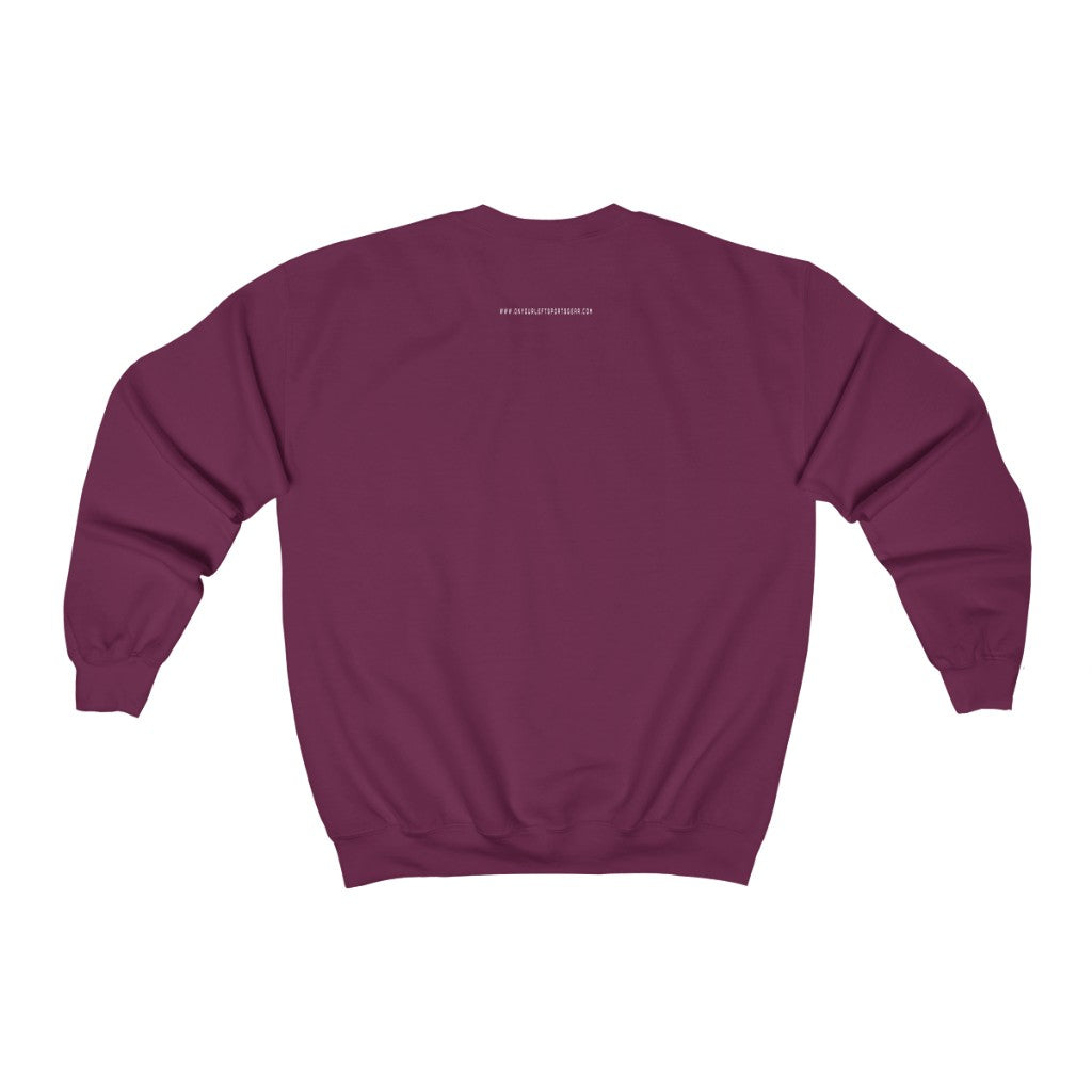 Unisex Heavy Blend™ Crewneck Sweatshirt: I RUN for Stress Relief