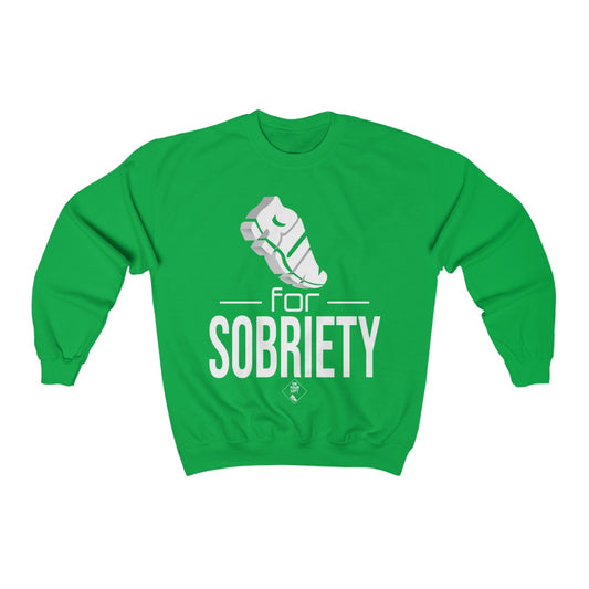 Unisex Heavy Blend™ Crewneck Sweatshirt: RUN for Sobriety