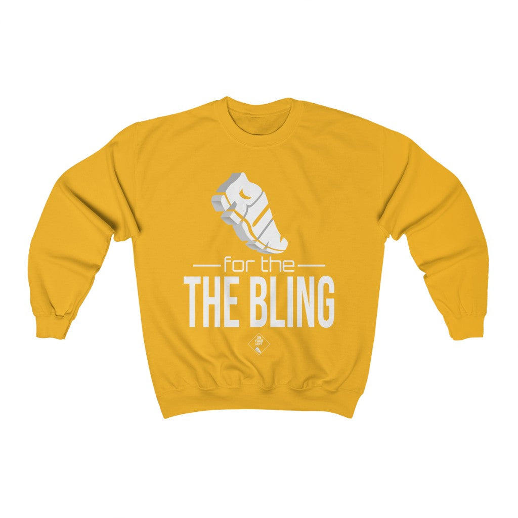 Unisex Heavy Blend™ Crewneck Sweatshirt: RUN for the BLING