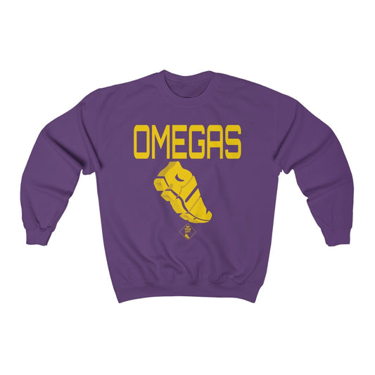 Unisex Heavy Blend™ Crewneck Sweatshirt: OMEGA PSI PHI RUN