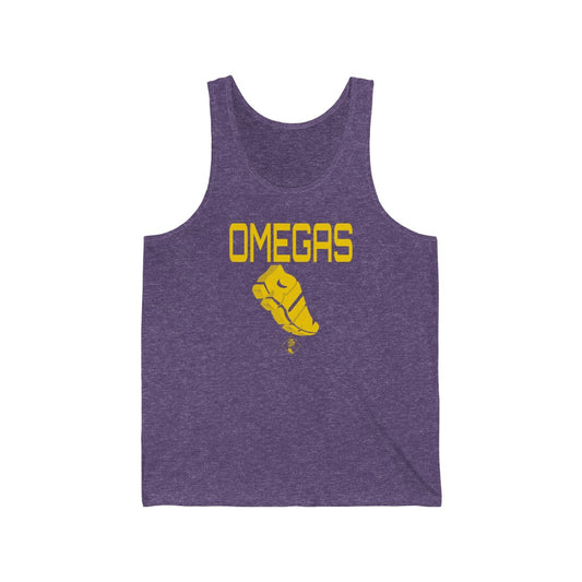 Unisex Jersey Tank: OMEGA PSI PHI RUN