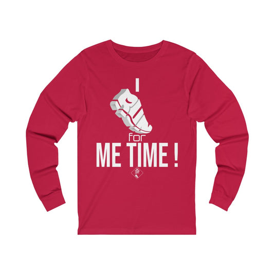 Unisex Jersey Long Sleeve Tee:  I RUN for Me Time!