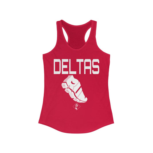 Women's Ideal Racerback Tank: DELTA SIGMA THETA RUN