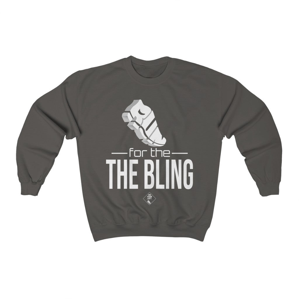 Unisex Heavy Blend™ Crewneck Sweatshirt: RUN for the BLING