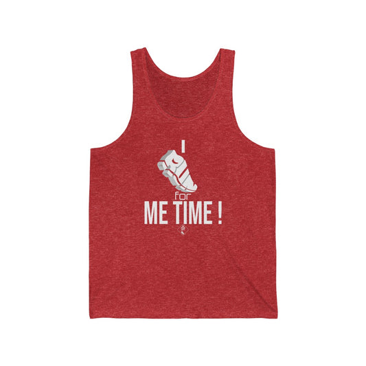 Unisex Jersey Tank: I RUN for Me Time!