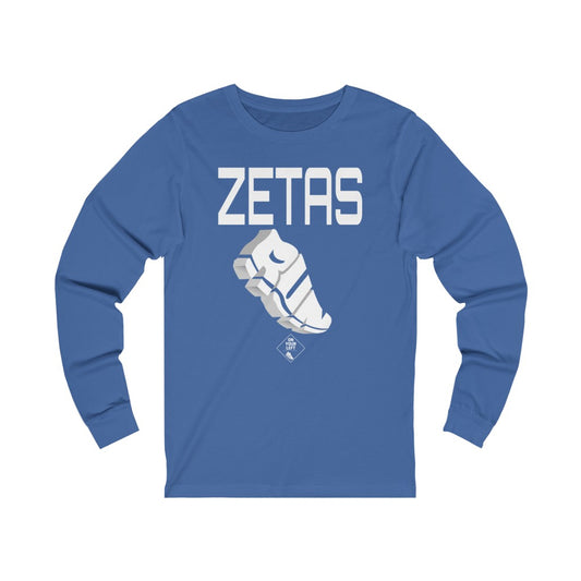 Unisex Jersey Long Sleeve Tee: ZETA PHI BETA RUN