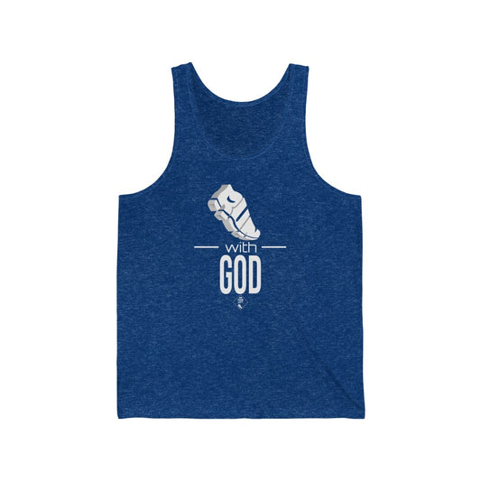 Unisex Jersey Tank: RUN with GOD