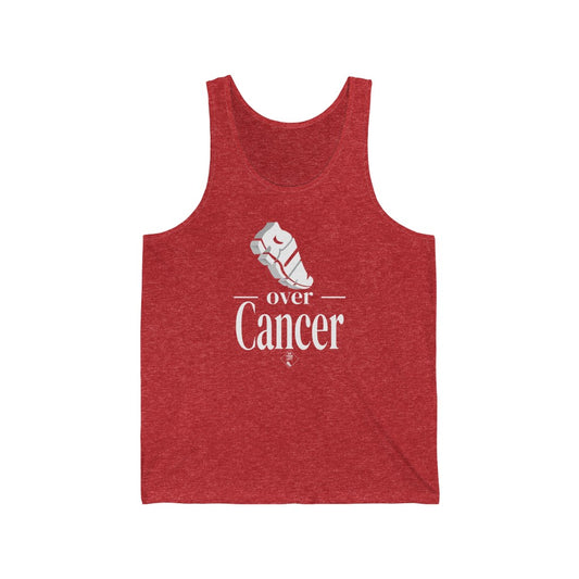 Run over Cancer: Unisex Jersey Tank