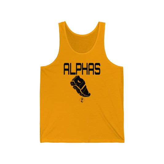Unisex Jersey Tank: ALPHA PHI ALPHA RUN
