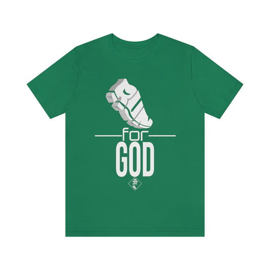 Unisex Jersey Short Sleeve Tee:  RUN for GOD