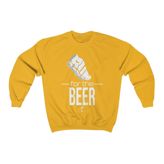 Unisex Heavy Blend™ Crewneck Sweatshirt: RUN for the BEER