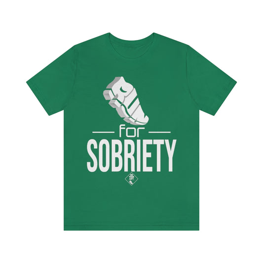 Unisex Jersey Short Sleeve Tee: RUN for Sobriety