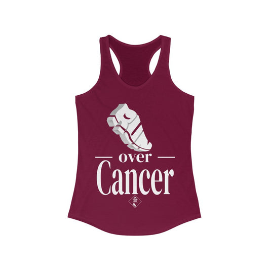 Run over Cancer: Women's Ideal Racerback Tank