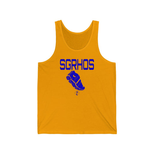 Unisex Jersey Tank: SIGMA GAMMA RHO RUN