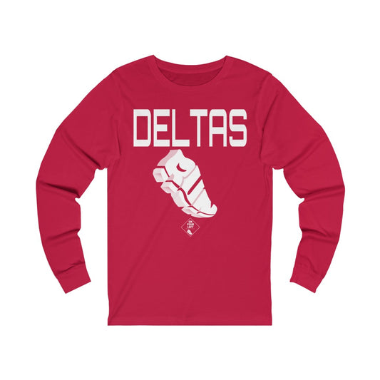 Unisex Jersey Long Sleeve Tee: DELTA SIGMA THETA RUN