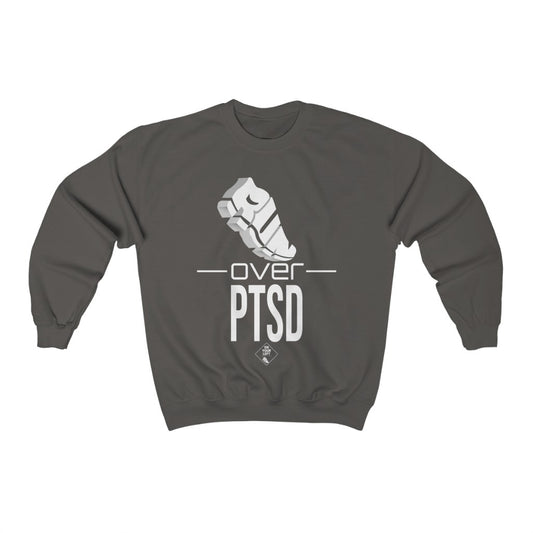 Unisex Heavy Blend™ Crewneck Sweatshirt: RUN over PTSD